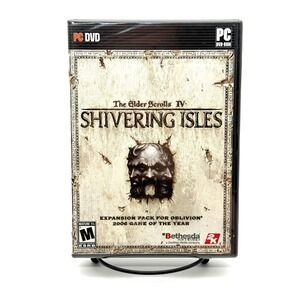 Elder Scrolls IV Shivering Isles PC 2007 New DVD Bethesda New Sealed Expansion